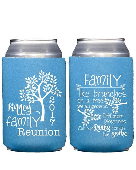 family reunion koozie ideas|cheap family reunion gifts personalized.